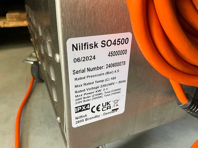 Nilfisk so4500 stoomreiniger - afbeelding 4 van  6