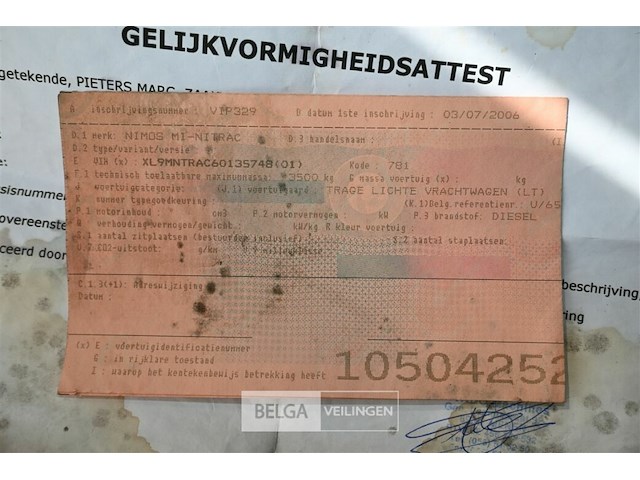 Nimos trage lichte vrachtwagen - afbeelding 18 van  19