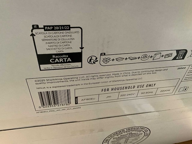 Ninja air fryer max pro 6.2 liter - afbeelding 5 van  5