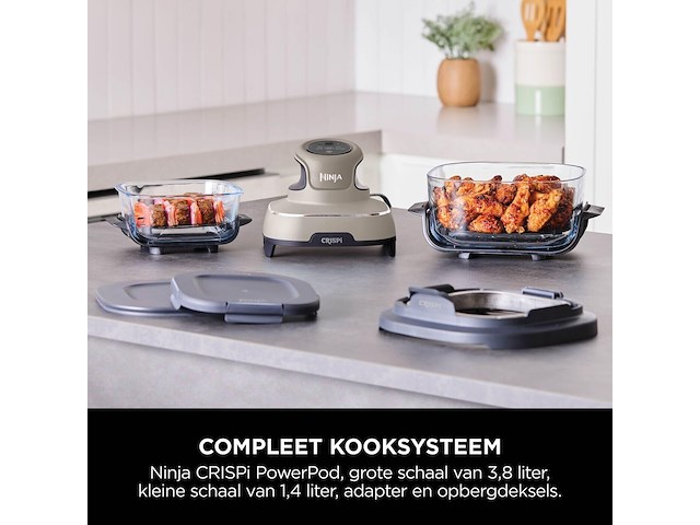 Ninja crispi draagbare airfryer, 3,8 l, 4-in-1 - afbeelding 2 van  3