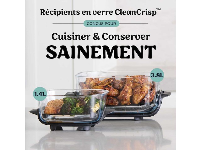 Ninja crispi draagbare olievrije airfryer, 3,8l, 4-in-1 - afbeelding 5 van  9