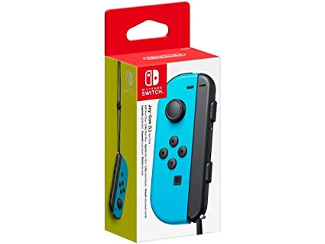 Nintendo joy-con (l) neonblauw - afbeelding 1 van  1