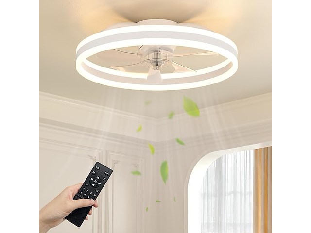 Niorsun 19.7 led plafondlamp met ventilator - afbeelding 1 van  3