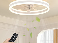 Niorsun 19.7 led plafondlamp met ventilator - afbeelding 1 van  3