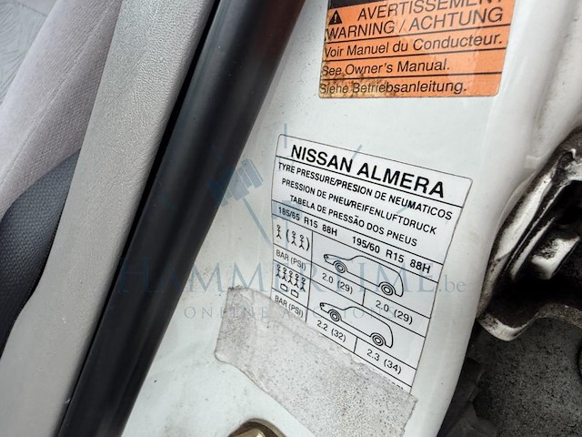 Nissan almera 1.8i 16v acenta 116, 2002 - afbeelding 2 van  30