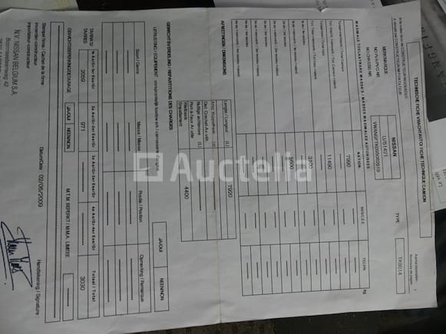 Nissan atleon truck ( vin : vwangftk095062919 ) - afbeelding 11 van  24