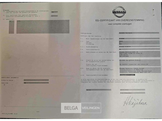 Nissan koelwagen / lichte vrachtwagen - afbeelding 9 van  15