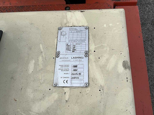 Nissan nm01l15 smalle gang vorkheftruck - afbeelding 18 van  27