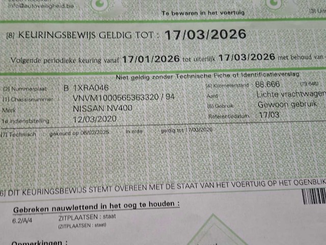 Nissan nv 400 i3 h2 - afbeelding 12 van  18