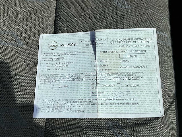 Nissan tl3513 cabstar bestelwagen - afbeelding 13 van  14