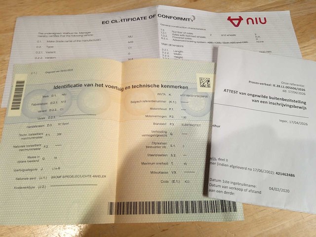 Niu - n1s - motorfiets - afbeelding 8 van  8