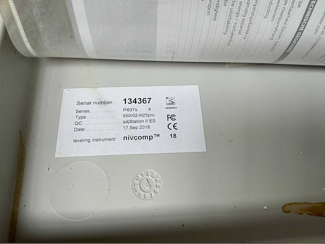 Nivcomp 650r02-h25pro waterpasdam - afbeelding 6 van  6