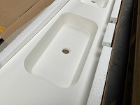 Niza solid soft dubbele wastafel - afbeelding 2 van  3