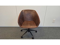 Nn - luxe lederen vergaderstoel (6x)