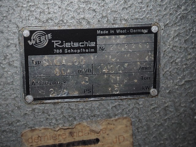 Nn vacuum machine - afbeelding 12 van  14