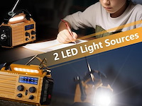 Noaa/am/fm/sw digitale weeralarmradio - afbeelding 4 van  5