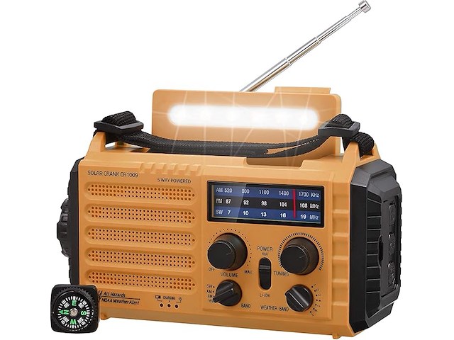 Noaa/am/fm/sw digitale weeralarmradio - afbeelding 1 van  5