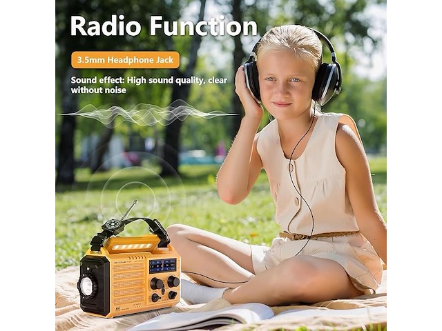 Noaa/am/fm/sw digitale weeralarmradio - afbeelding 2 van  5