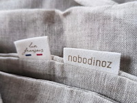 Nobodinoz linnen baby dekbedovertrek maat : 140x100 - afbeelding 2 van  3