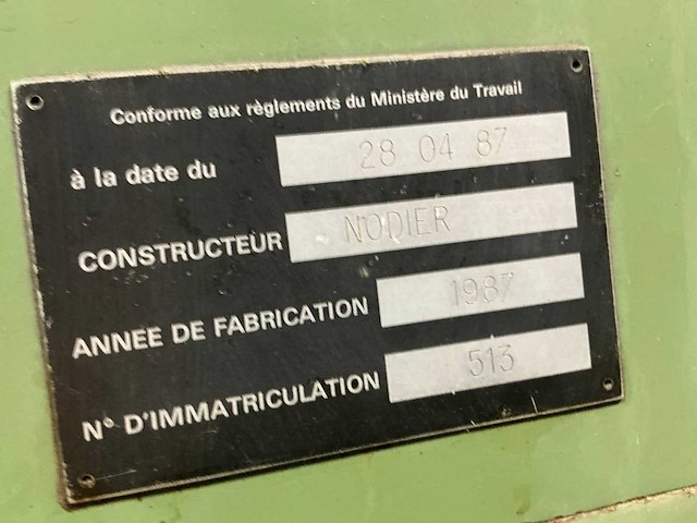 Nodier msa-380 rondslijpmachine - afbeelding 13 van  13