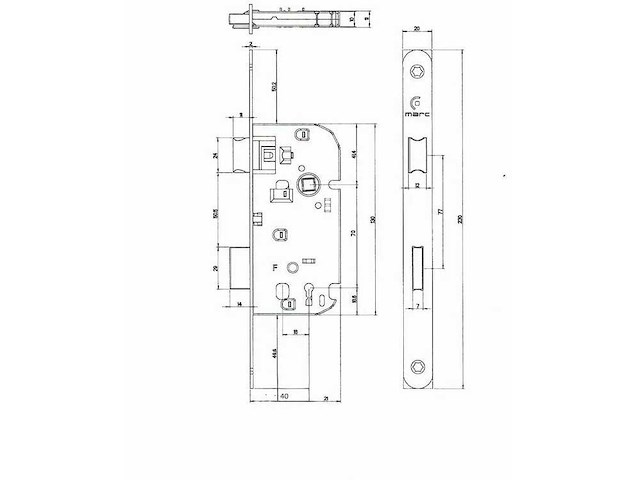 Noé houten glazen deurconstructie h.204 x b.73 linker duwbeweging - afbeelding 9 van  11