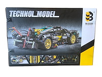 Noessa - bouwstenen auto - raceauto - 1028 stukjes - afbeelding 3 van  4