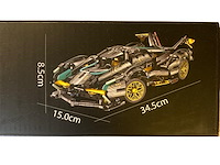 Noessa - bouwstenen auto - raceauto - 1028 stukjes - afbeelding 4 van  4
