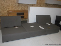 Nomad loungeoptelling bestaande uit 2x 1-zit + 3x poef - afbeelding 1 van  2