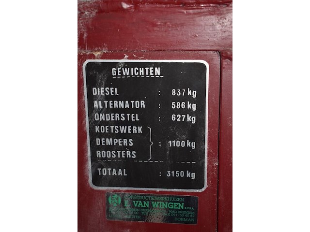 Noodaggregaat 140kva e. van wingen - afbeelding 6 van  36
