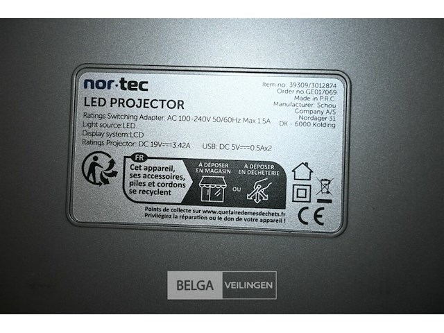 Nor-tec ledprojector / beamer - afbeelding 4 van  4