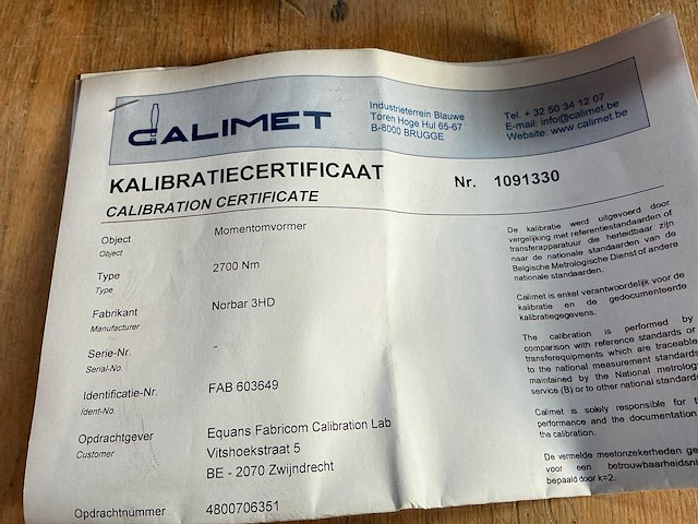 Norbar 3 hd momentomvormer - afbeelding 3 van  3