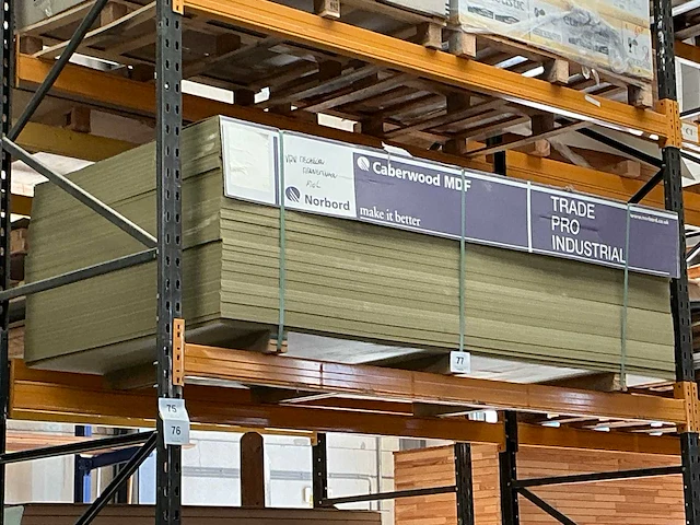 Norbord waterwerend mdf platen (40x) - afbeelding 1 van  1