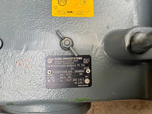 Nord drivesystems sk 92372azd-90sh/4 motorreductie met frequentieregelaar - afbeelding 6 van  8