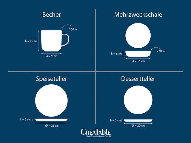 Nordic mocha mos, 16-delig servies, steengoed - afbeelding 5 van  6