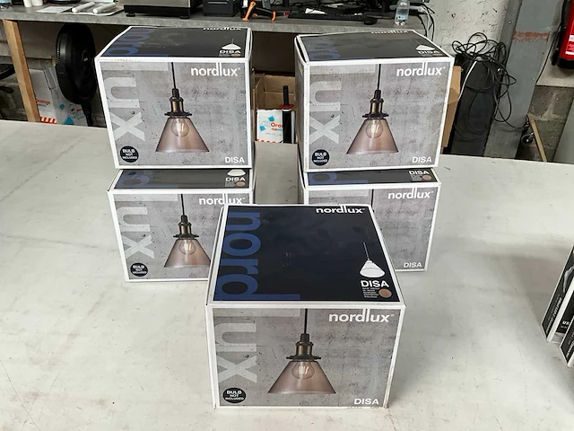 Nordlux disa hanglamp amber (5x) - afbeelding 1 van  5