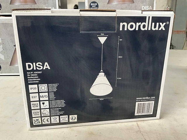 Nordlux disa hanglamp amber (5x) - afbeelding 4 van  5