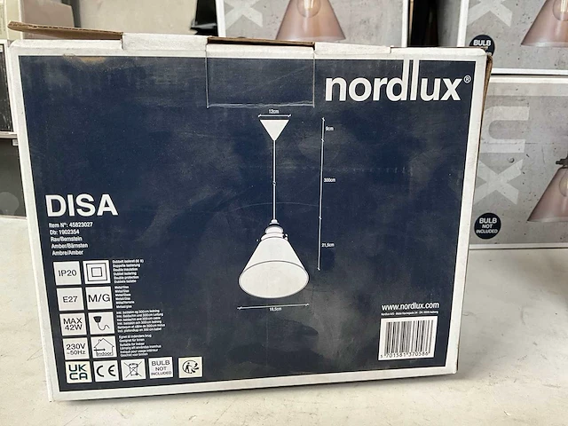 Nordlux disa hanglamp amber (6x) - afbeelding 5 van  5