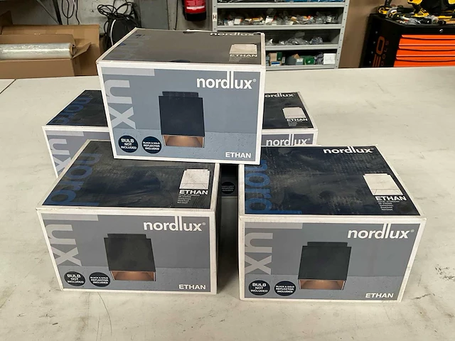 Nordlux ethan plafondspot zwart (5x) - afbeelding 1 van  6