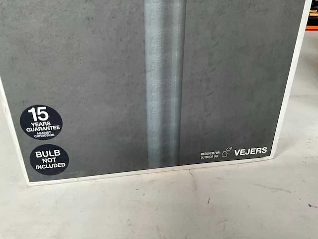 Nordlux vejers sokkel lamp verzinkt staal en glas (2x) - afbeelding 3 van  5