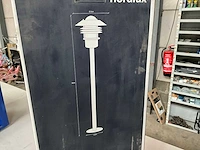 Nordlux vejers sokkel lamp verzinkt staal en glas (2x) - afbeelding 4 van  5
