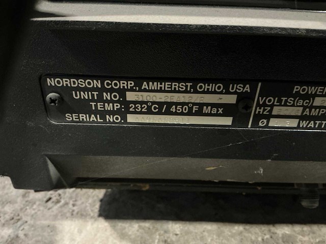 Nordson 3100 smeltlijm aplicator - afbeelding 7 van  8