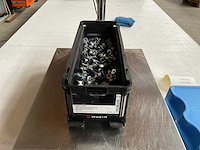 Norma 3.74kg buis en bevestigingsklem b15mm d6mm in stapelbare bak