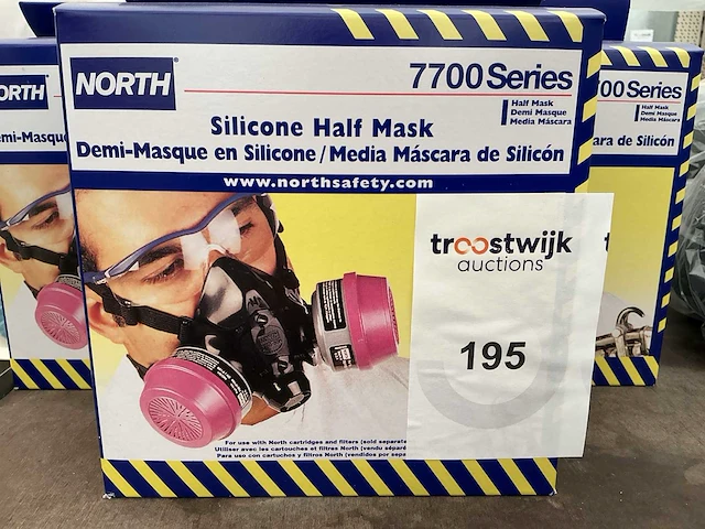 North 7700 veiligheid stofmasker (8x) - afbeelding 1 van  1