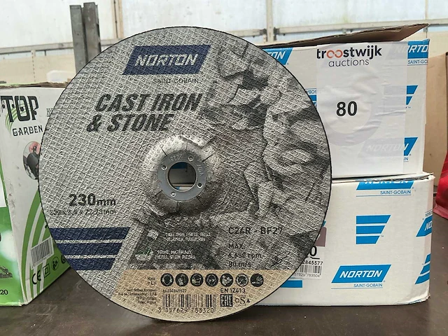 Norton c24r-bf27 steen slijpschijf (20x) - afbeelding 1 van  1