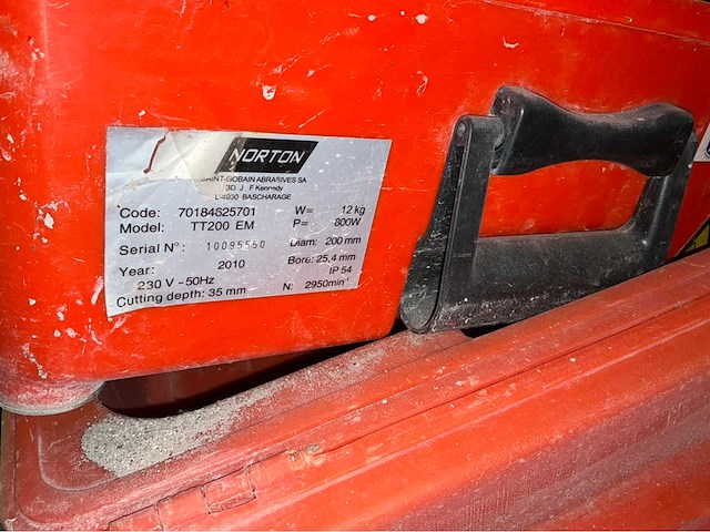 Norton clipper tt200 em tegelsnijapparaat - afbeelding 6 van  8