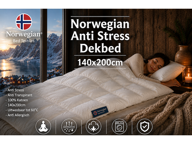Norwegian - dekbed 140x200cm - katoen - afbeelding 3 van  3