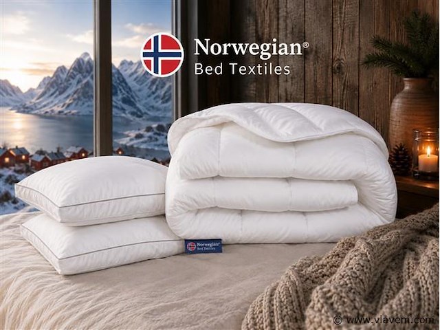 Norwegian set - 2x boxkussen + 1x dekbed 240x200cm - afbeelding 1 van  1