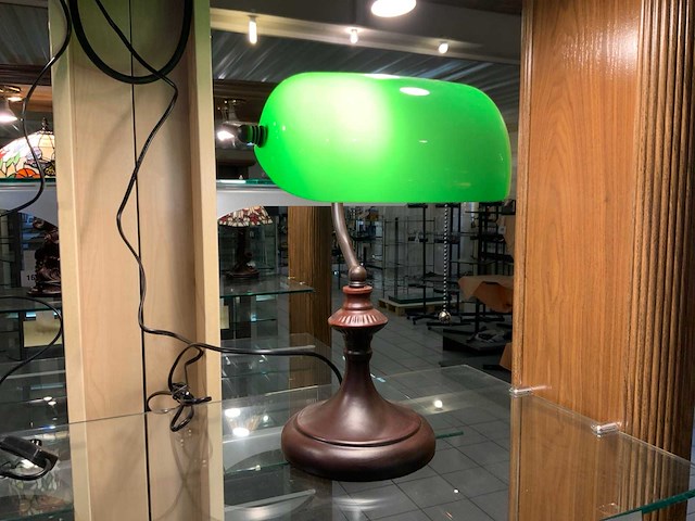 Notaris bureaulamp vintage - afbeelding 1 van  4