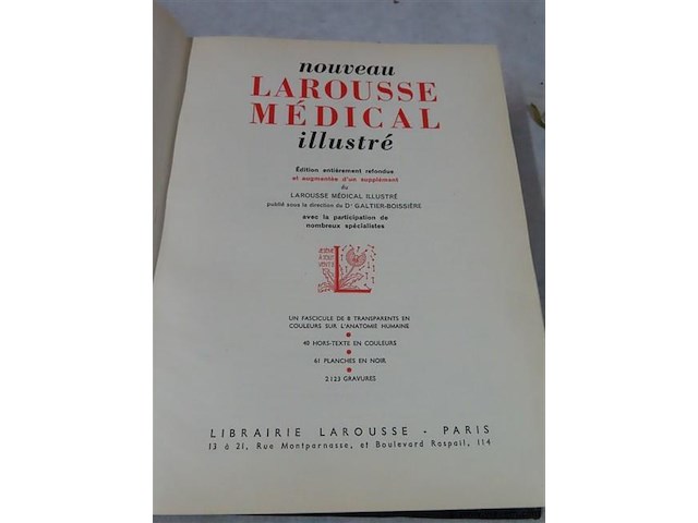 Nouveau larousse medical - afbeelding 2 van  3