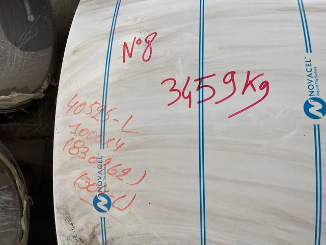 Novacel 304l partij rvs plaatstaal op rol (7x) - afbeelding 11 van  15